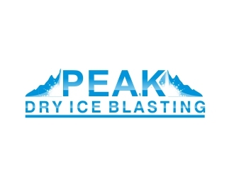 Peak Dry Ice Blasting logo design by Roma