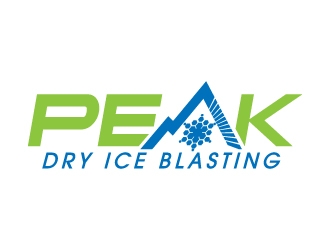 Peak Dry Ice Blasting logo design by jaize