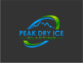 Peak Dry Ice Blasting logo design by meliodas
