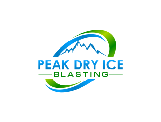 Peak Dry Ice Blasting logo design by meliodas