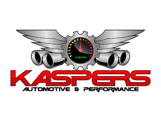 Kaspers Automotive & Performance ( foucus point to be Kaspers) logo design by fastsev