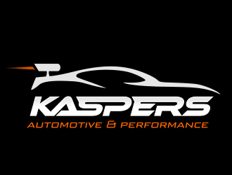 Kaspers Automotive & Performance ( foucus point to be Kaspers) logo design by Rossee