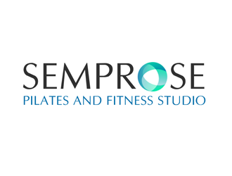 Semprose Pilates and Fitness Studio logo design by megalogos