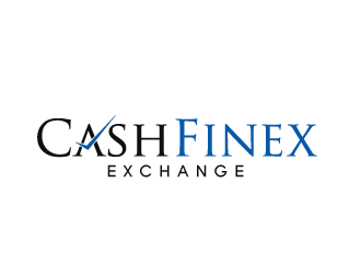 CashFinex Exchange logo design by bluespix