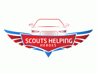 Scouts Helping Heroes logo design by nehel