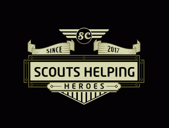 Scouts Helping Heroes logo design by nehel