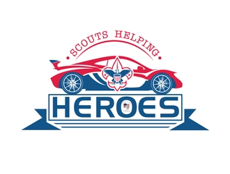 Scouts Helping Heroes logo design by DreamLogoDesign