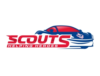 Scouts Helping Heroes logo design by DreamLogoDesign