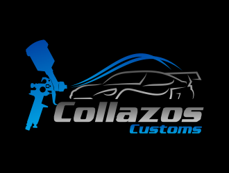 Collazos Customs logo design by beejo