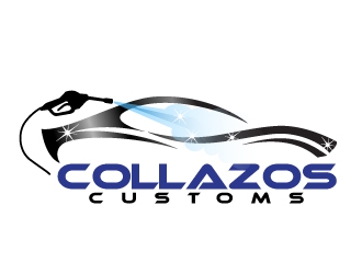 Collazos Customs logo design by Dawnxisoul393