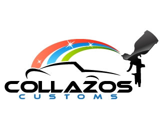 Collazos Customs logo design by Dawnxisoul393