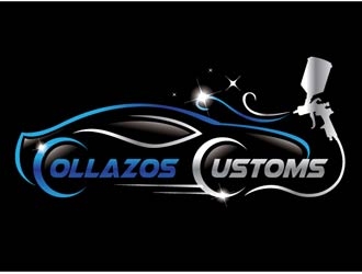 Collazos Customs logo design by logoguy