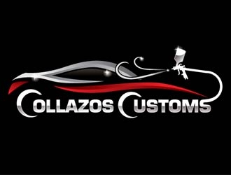 Collazos Customs logo design by logoguy