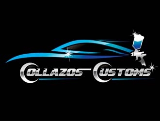 Collazos Customs logo design by logoguy