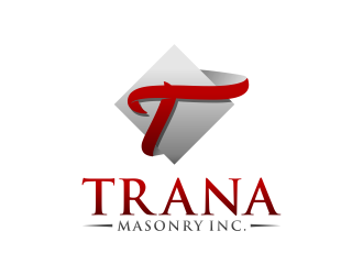 Trana Masonry Inc. logo design by togos