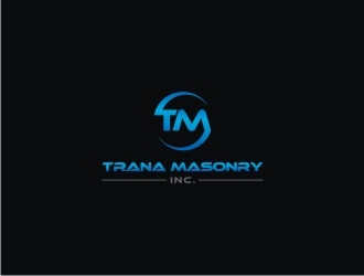 Trana Masonry Inc. logo design by narnia