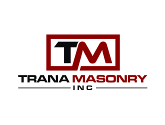 Trana Masonry Inc. logo design by agil