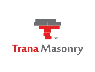 Trana Masonry Inc. logo design by CakMan