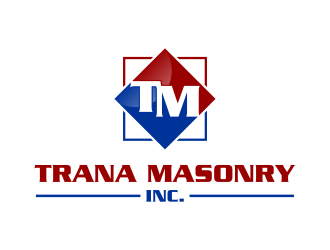 Trana Masonry Inc. logo design by IrvanB