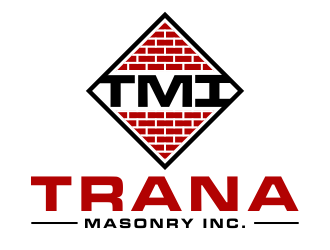 Trana Masonry Inc. logo design by jm77788