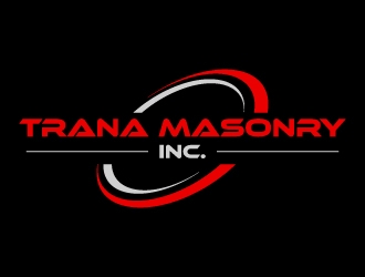 Trana Masonry Inc. logo design by labo