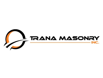 Trana Masonry Inc. logo design by Dawnxisoul393