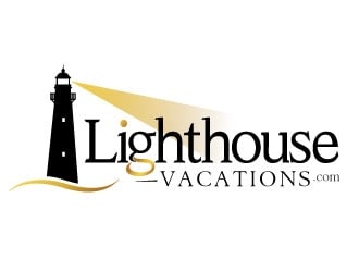 Lighthouse Vacations logo design by REDCROW