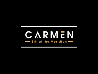 Carmen Stīl At The Meridian logo design by Landung