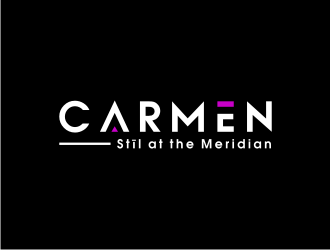 Carmen Stīl At The Meridian logo design by Landung