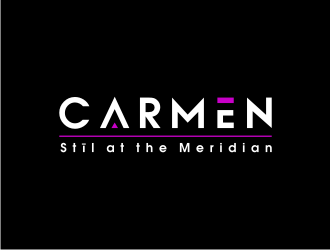 Carmen Stīl At The Meridian logo design by Landung