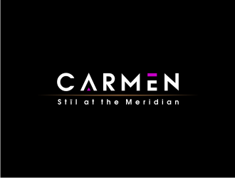 Carmen Stīl At The Meridian logo design by Landung