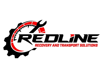 Redline recovery and transport solutions logo design by jaize