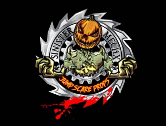 Halloween Animatronic Prop Logo Update and Revision logo design by DreamLogoDesign