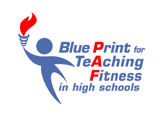 Blue Print for Teaching Fitness in High Schools logo design by yurie