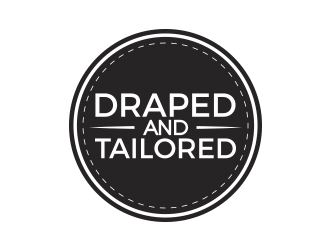 Draped and Tailored logo design by MarkindDesign