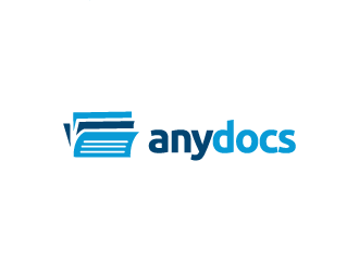 AnyDocs logo design by pencilhand
