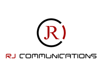 RJ Communications logo design by sheilavalencia