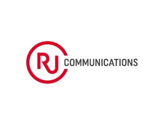 RJ Communications logo design by Kewin
