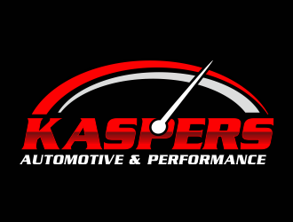 Kaspers Automotive & Performance ( foucus point to be Kaspers) logo design by Greenlight