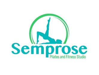 Semprose Pilates and Fitness Studio logo design by ElonStark
