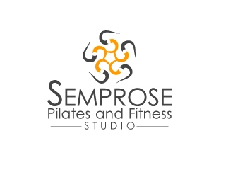 Semprose Pilates and Fitness Studio logo design by Silverrack