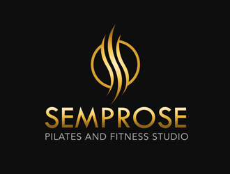 Semprose Pilates and Fitness Studio logo design by kunejo