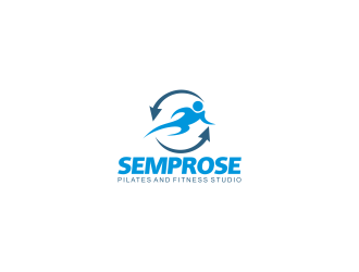 Semprose Pilates and Fitness Studio logo design by menanagan