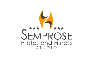 Semprose Pilates and Fitness Studio logo design by Silverrack