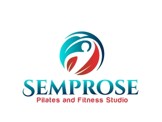 Semprose Pilates and Fitness Studio logo design by tec343