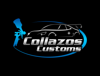 Collazos Customs logo design by beejo