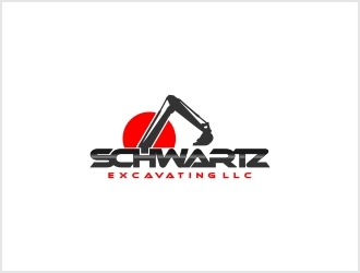 schwartz excavating llc logo design by fortunato