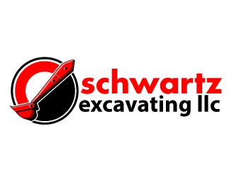 schwartz excavating llc logo design by uttam