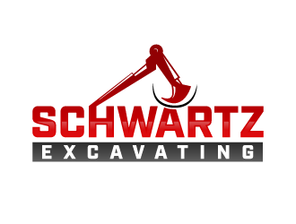 schwartz excavating llc logo design by akilis13