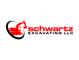 schwartz excavating llc logo design by lexipej